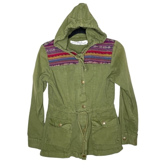 Jen’s Pirate Booty for Free People Green Parka Utility Jacket - Picture 6 of 16